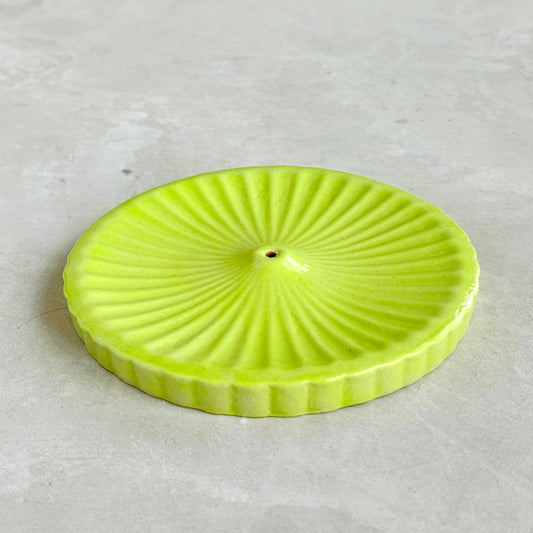 Lime Incense Holder - Medium