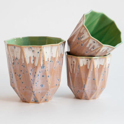 Medium Poly Cup 'Jade Aster' - Mellow Out