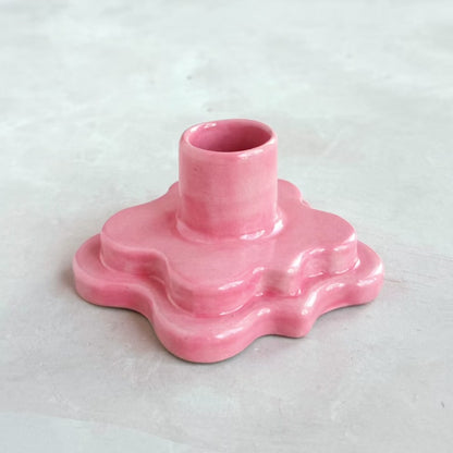 Pink Candle Holder - Stack