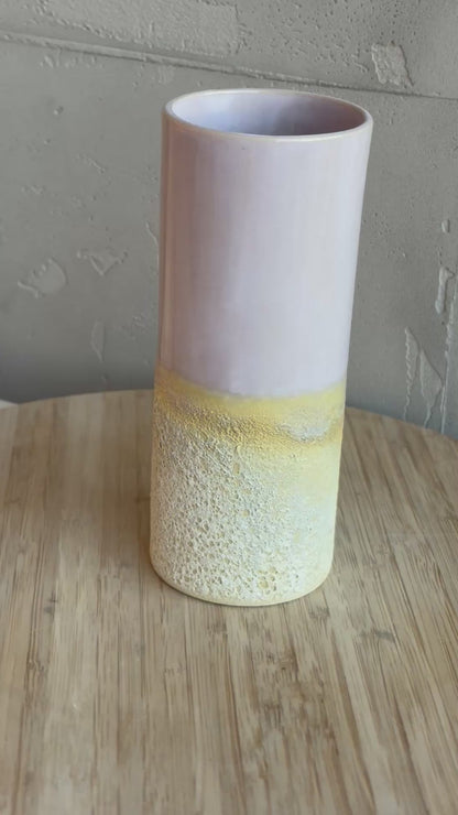 Cylinder Vase 19 - Lunar Magma
