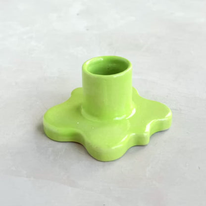 Lime Candle Holder - Single